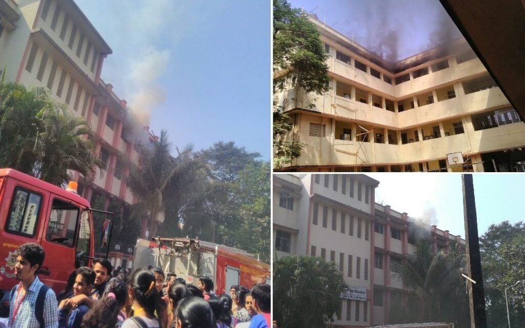 Fire breaks out in computer lab of Mulund College of Commerce, no casualties