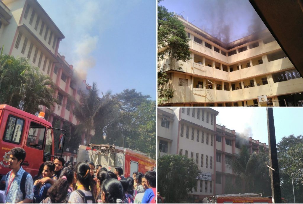 Fire breaks out in computer lab of Mulund College of Commerce, no casualties