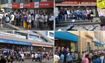 In Pictures: 36 hours after demonetization, thousands line up to exchange notes at Mumbai banks
