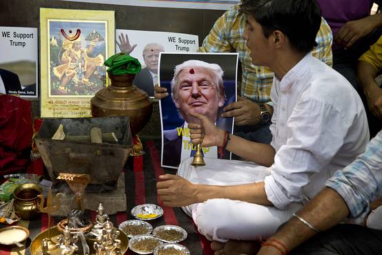 Mumbai temple performs 'yagna' for Trump's victory in US elections