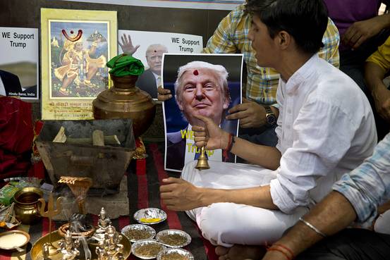 Mumbai temple performs ‘yagna’ for Trump’s victory in US elections