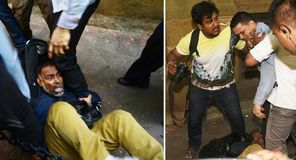 Police registers assault case against security staff for beating journalists outside Bombay House