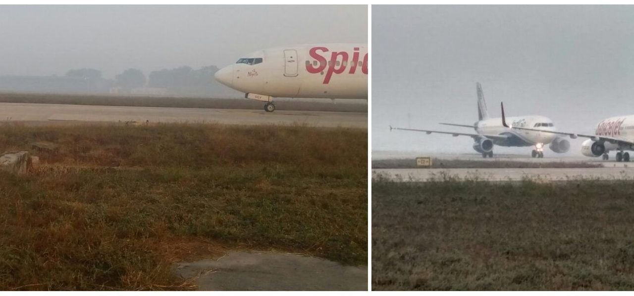 IndiGo, SpiceJet aircrafts come face to face at Delhi airport runway