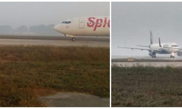 IndiGo, SpiceJet aircrafts come face to face at Delhi airport runway