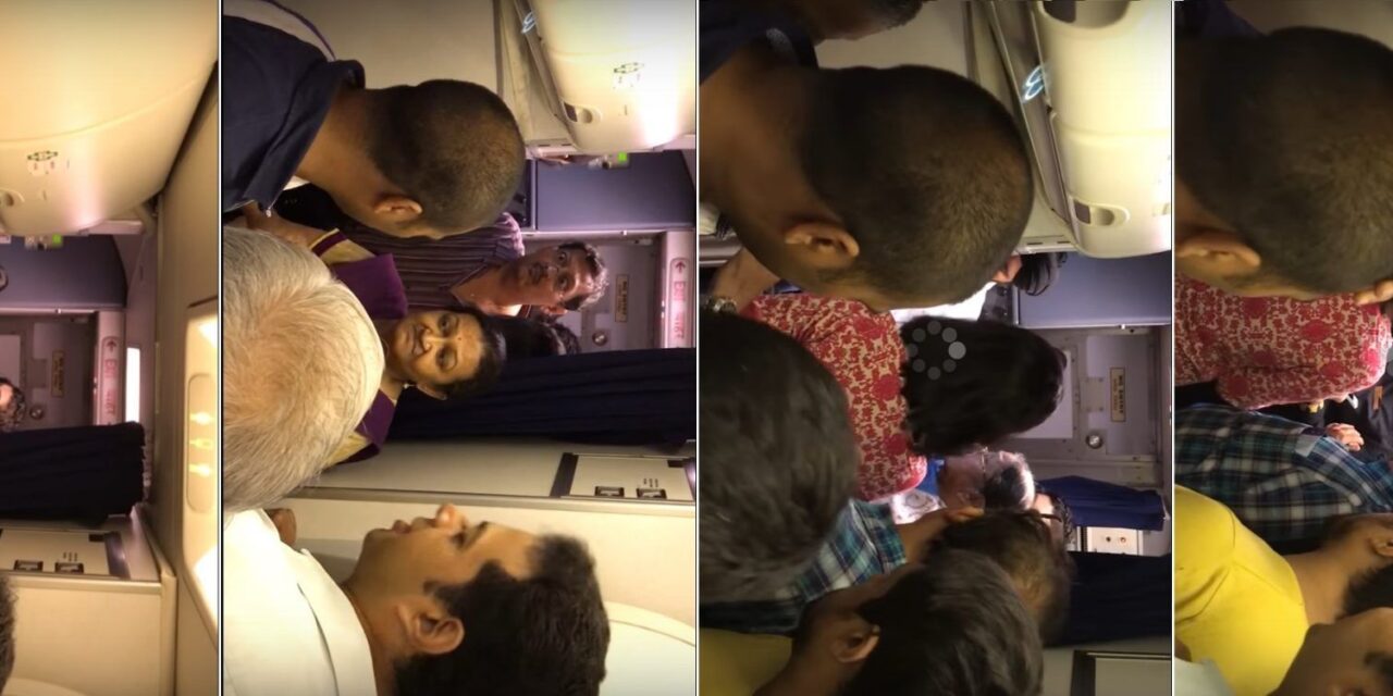 Video: Wedding party ‘hijacks’ Mumbai-Bhopal Jet Airways flight, refuses to let it take off