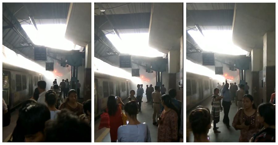Fire breaks out in Titwala-bound local at Dadar station