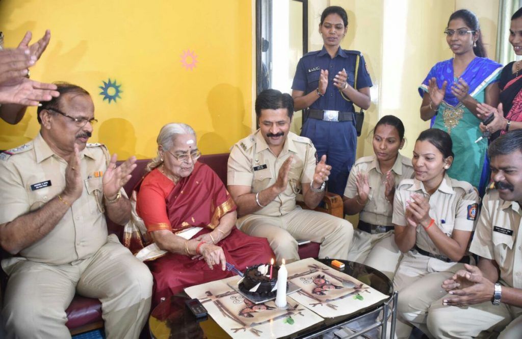 Matunga police celebrate 83-year-old's birthday in absence of her children