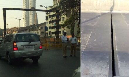 Rs 140 crore Lalbaug flyover develops crack 2nd time in 3 months, affects peak hour traffic