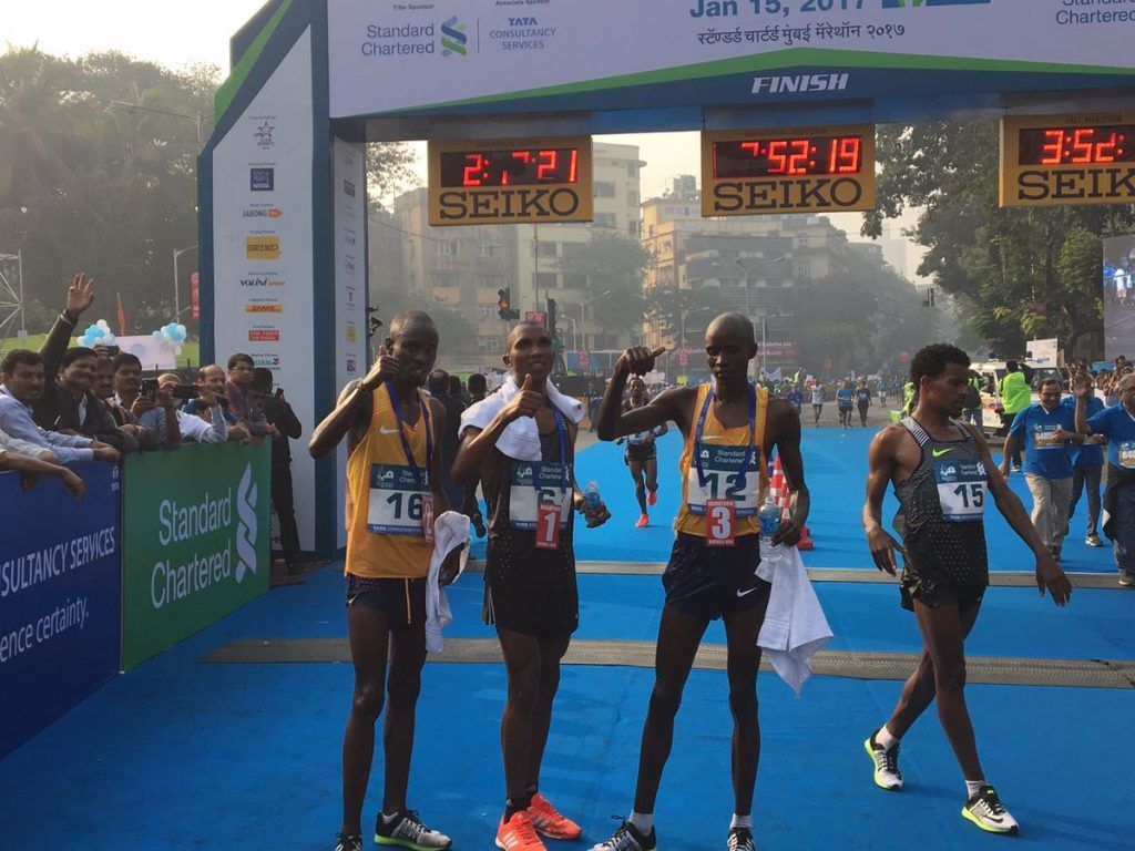 Visuals: Over 40,000 take part in 14th edition of Standard Charted Mumbai Marathon 14