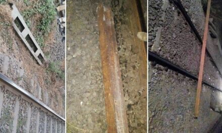 3rd sabotage attempt in two weeks? 6ft piece of OHE found on track near Uran