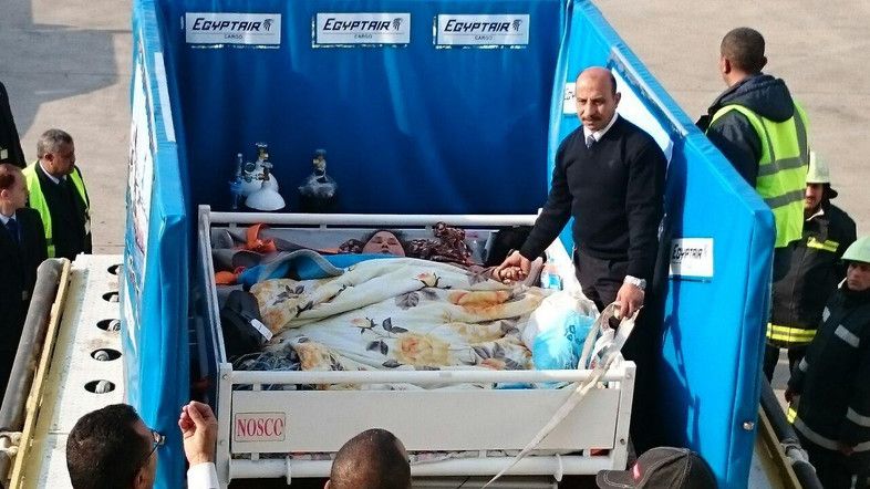 500-kg Egyptian woman Eman Ahmed arrives in Mumbai for treatment