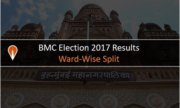 BMC Election 2017 Results: Ward-wise split of seats won (corporators)
