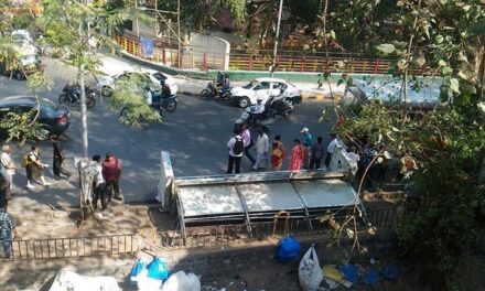Bus stop collapses on commuters near Tilak Bridge in Dadar, school girl among injured