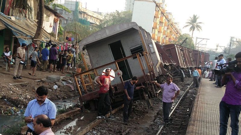 Harbour line services disrupted after goods train derails near GTB station