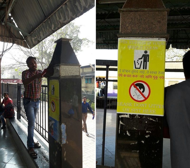 In Pictures: Railway staff, volunteers beautify King's Circle station on Harbour line 3