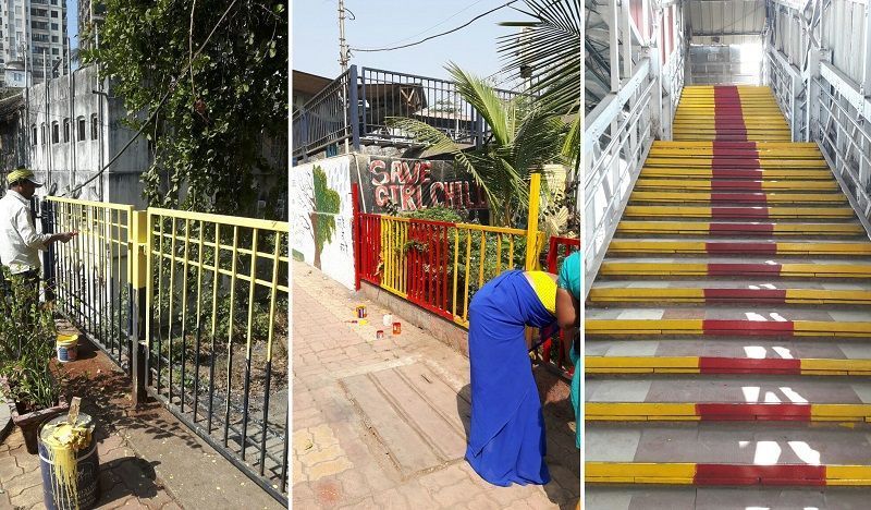 In Pictures: Railway staff, volunteers beautify King's Circle station on Harbour line 5