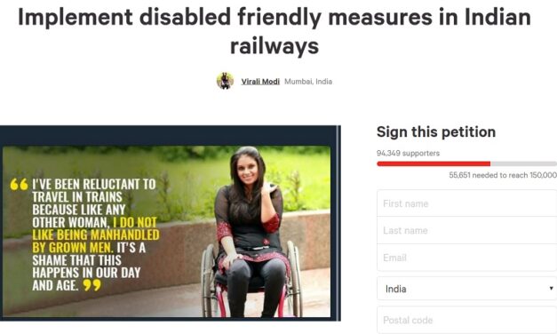 Mumbai woman’s petition seeking disabled friendly measures in railways finds near 1 lakh supporters