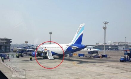 Passengers opens emergency chute of stationary IndiGo aircraft at Mumbai airport, booked