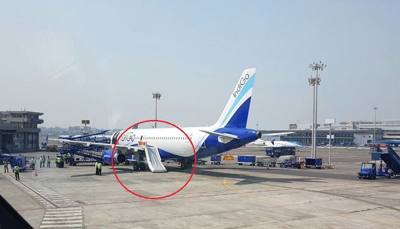 Passengers opens emergency chute of stationary IndiGo aircraft at Mumbai airport, booked
