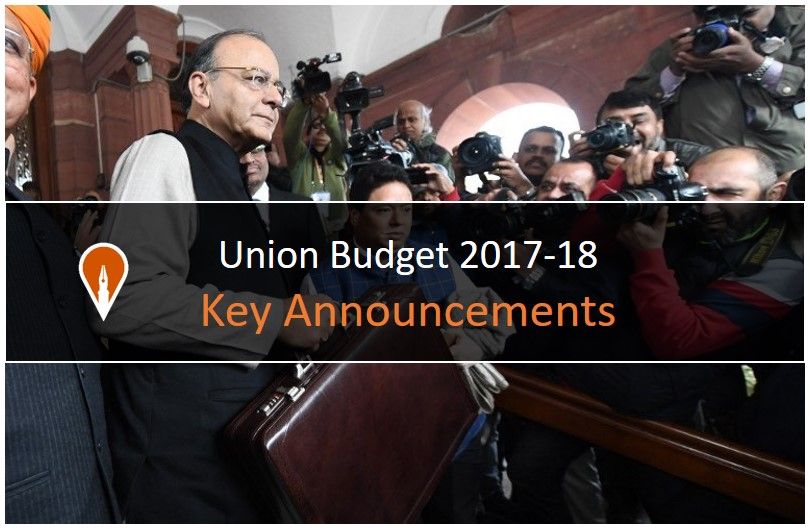 Union Budget 2017-18: Key announcements from Finance Minister Arun Jaitley’s budget presentation