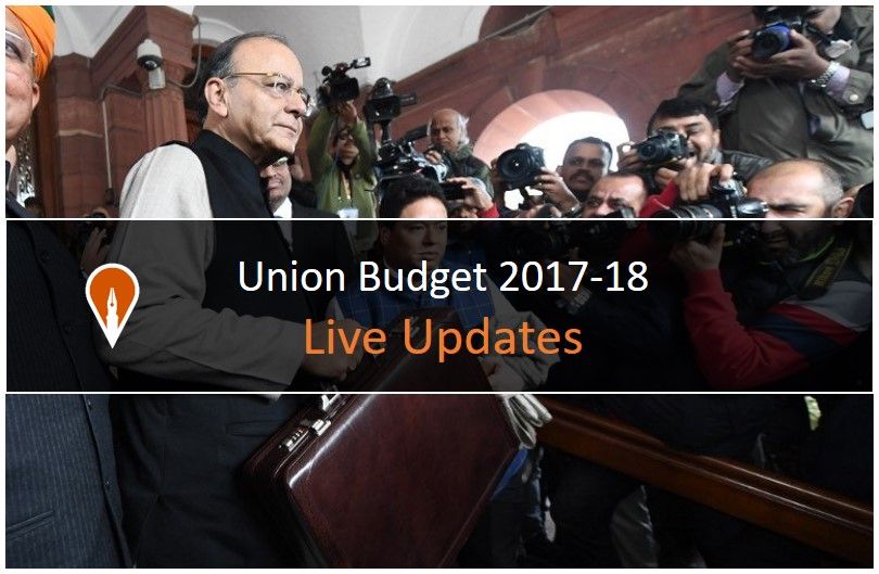 Union Budget 2017-18: Live updates from Finance Minister Arun Jaitley’s budget presentation