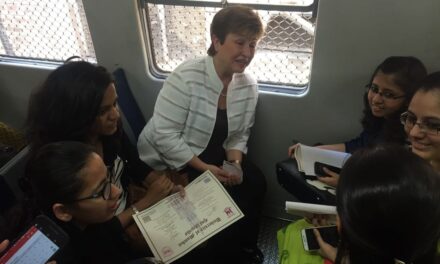 World Bank CEO commutes in 2nd class of Mumbai local from Churchgate to Dadar