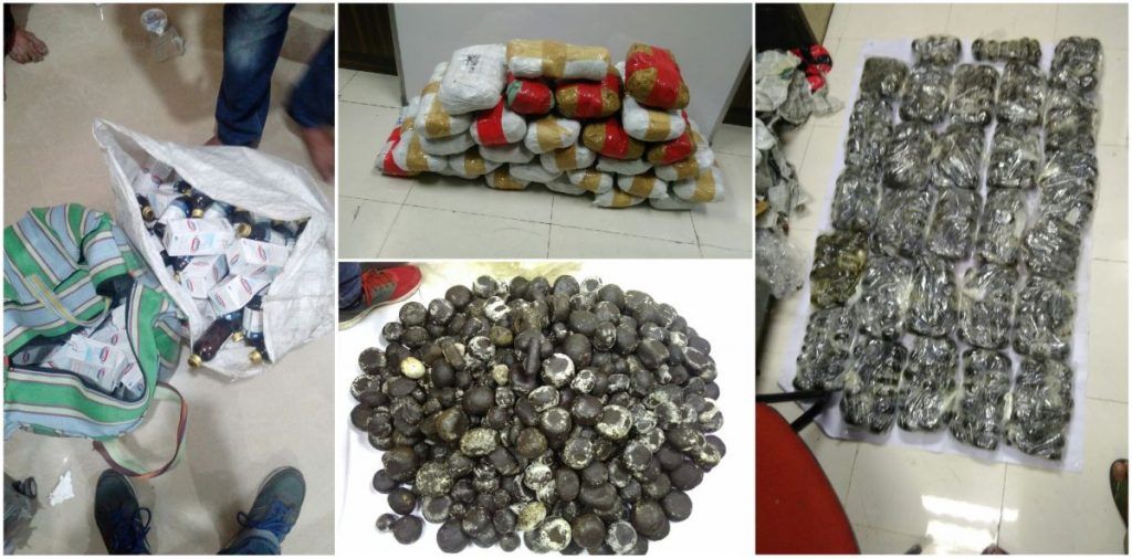 50 kg hash worth Rs 2 crores, 280 bottles of cough syrup recovered by NCB from Thane