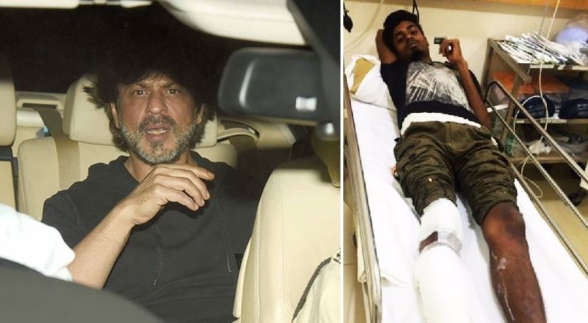 SRK’s car accidentally runs over photographer’s foot in Juhu, actor gets him treated