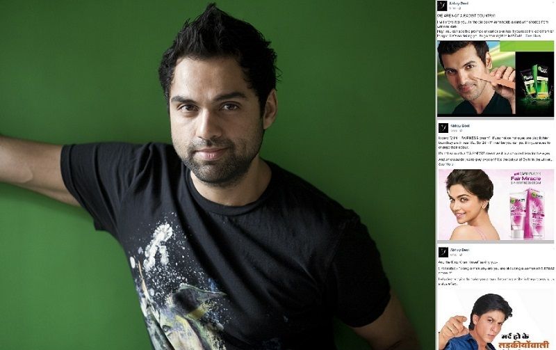 Abhay Deol mocks fairness cream ads, celebs who feature in them