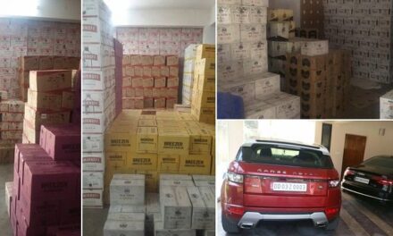 Alcohol worth Rs 2.5 crore, 3 luxury cars seized during raid on liquor baron’s premises