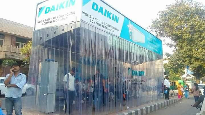 Pictures of Mumbai’s first AC bus stop in Prabhadevi go viral, despite the fact they’re not real