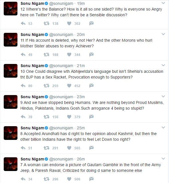 Sonu Nigam quits Twitter for good, explains why in 24 tweets 3