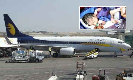 Baby born onboard Jet Airways flight gets free ‘lifetime pass’ from airline