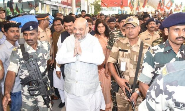 BJP president Amit Shah arrives in Mumbai, to meet Uddhav Thackeray during 3-day visit