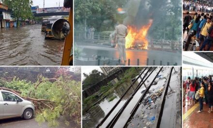 Mumbai marred with waterlogging, delays and mishaps after heavy rainfall