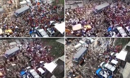 Video: Massive protest in Sion Koliwada against civic action on 25 buildings ends in lathicharge