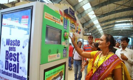 Western Railways’ bottle crushing machines have recycled 4 tonnes of plastic