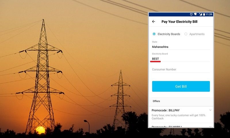 You can now pay your BEST electricity bill via Paytm
