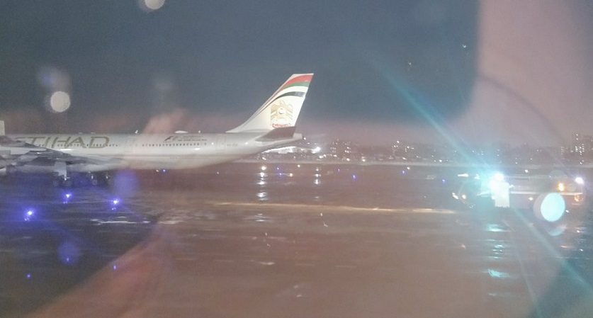 Mumbai airport’s main runway shut after tyre of Etihad aircraft bursts upon landing