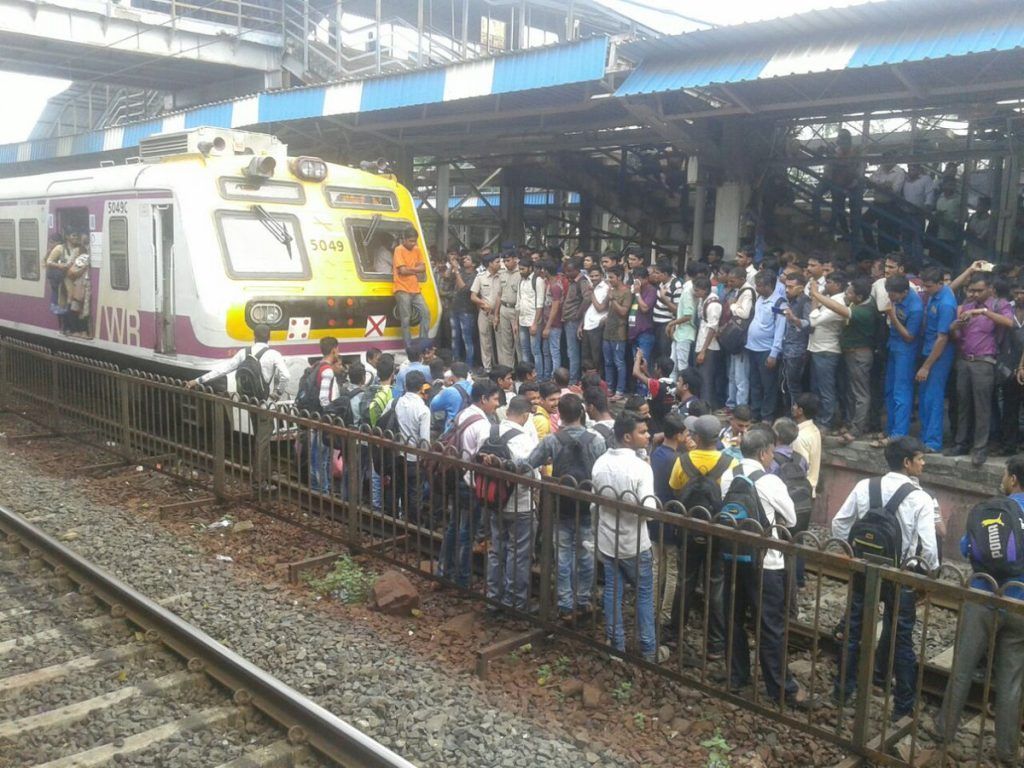 Commuters stage rail roko at Naigaon station: 60 services cancelled, many others delayed