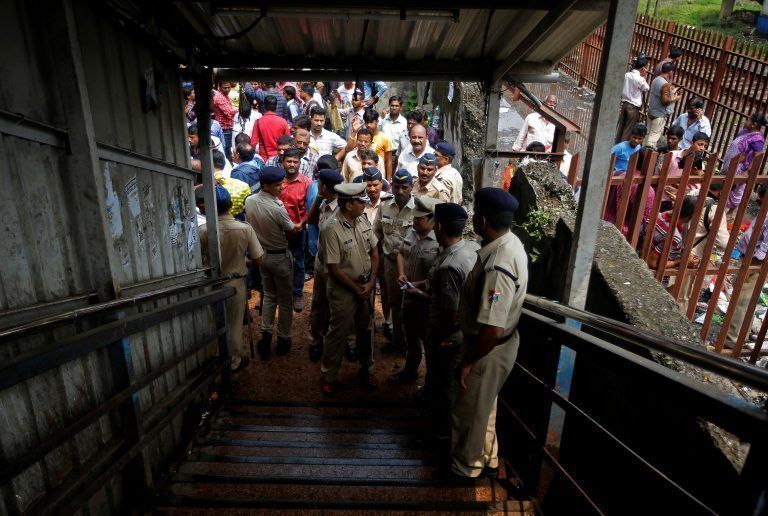 Days after stampede, woman injured by falling tile of FOB at Elphinstone station