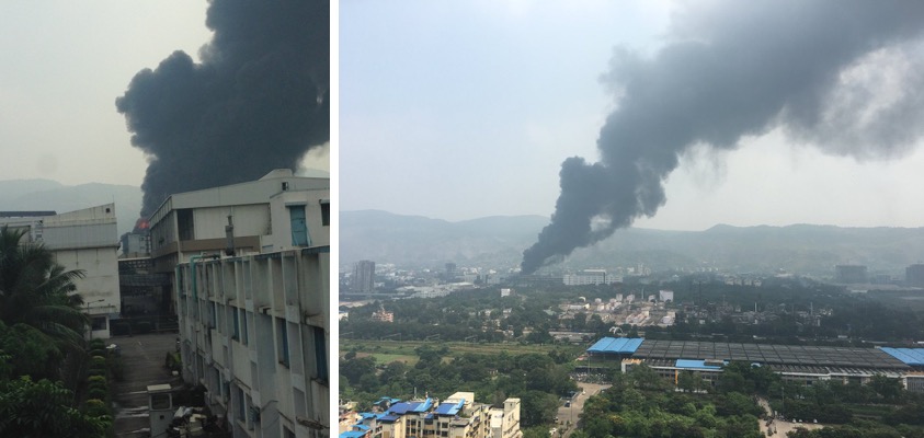 Video: Major fire breaks out at chemical factory at MIDC Turbhe in Navi Mumbai