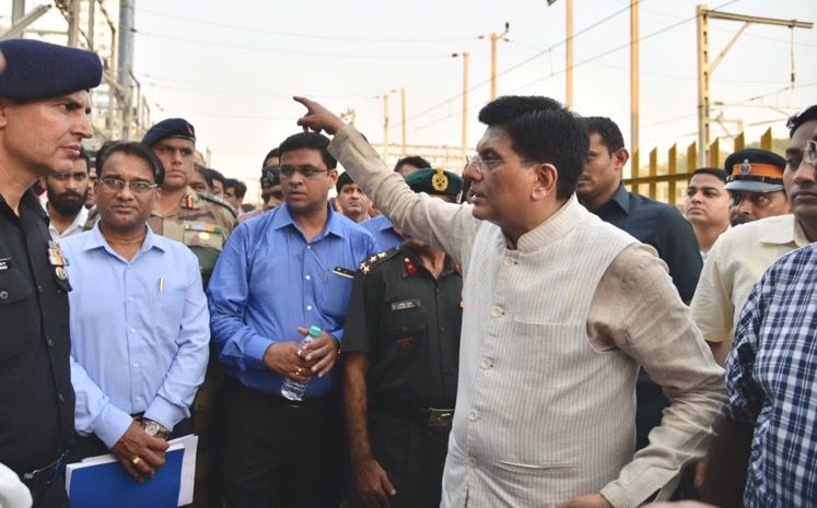 Railway Minister hospitalised in Mumbai, was in city to take stock of FOB work 1