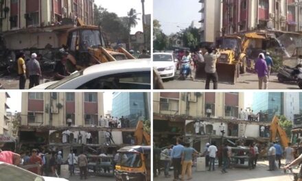 Video: BMC demolishes parts of Mini Punjab, Bombay Barbeque in Bandra over violations