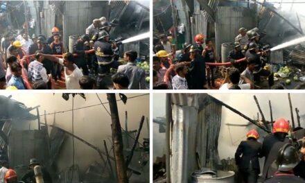 Major fire breaks out in Thane’s Bhim Nagar slums, cylinder blast suspected