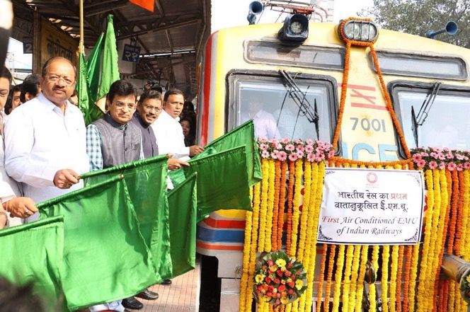 Mumbai’s first AC local inaugurated