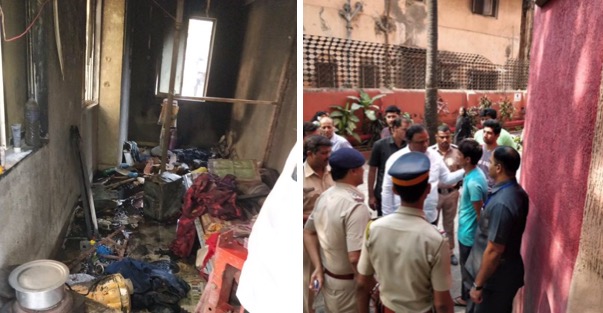 18-month-old girl dies, another toddler critically injured in Bandra building fire