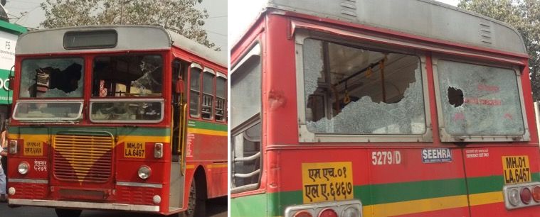 20 BEST buses vandalised during Dalit protest 1