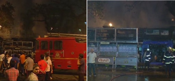 Dockyard Road fire update: Cylinder blast led to blaze, seven shops gutted