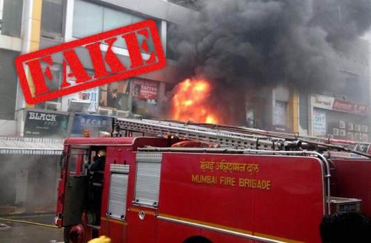 Fake Image Alert: Viral picture of Irla’s Prime Mall fire is an old image from Bandra